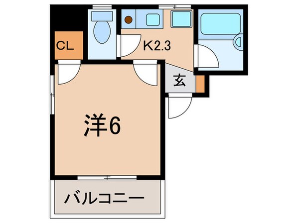 カーサ滝の茶屋の物件間取画像